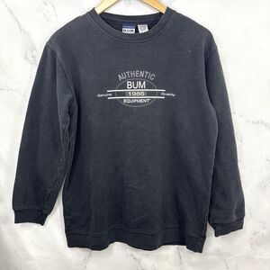 VTG B.U.M. Equipment Sweatshirt Youth XL BUM 90s Crew Neck Pullover Logo 1990s